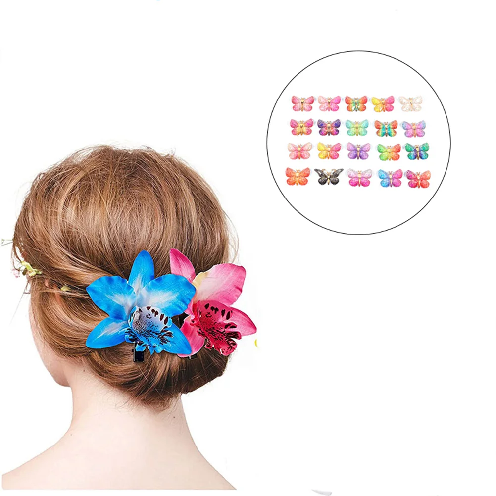 

20pcs Hair Flowers for Hair Barrettes Hair Accessories for Wedding