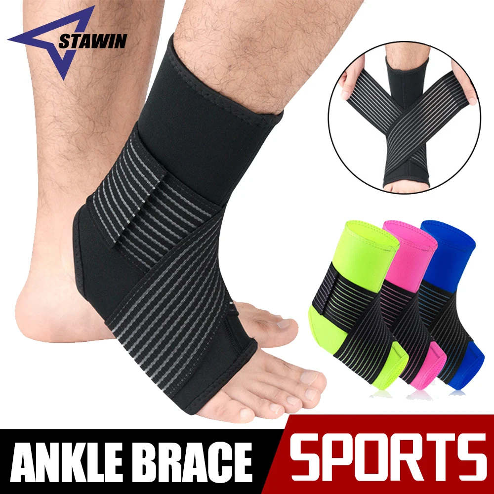 

1 PC Pressurized Bandage Sports Ankle Brace Compression Strap Sleeves Support Men Women Elastic Foot Protective Gear Gym Fitness