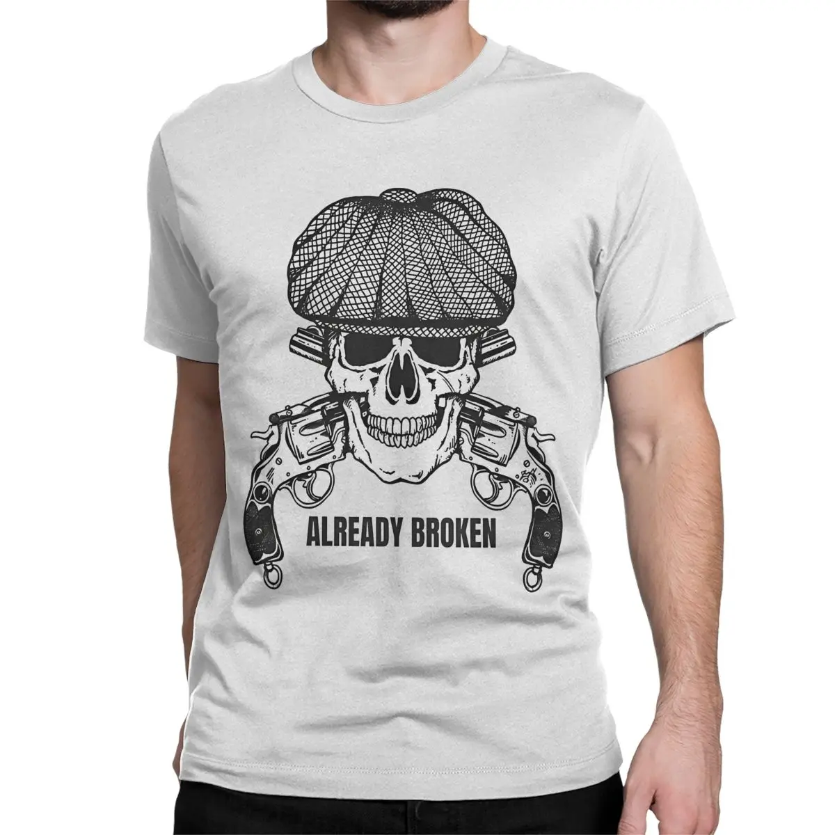 Новинка футболки Already Broken P-Peaky Blinders для мужчин и женщин из 100% хлопка футболка с