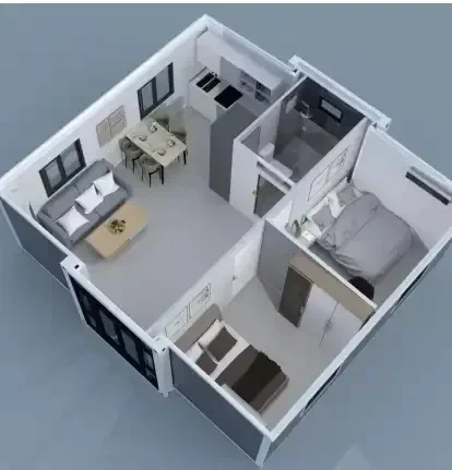 Складной дом YG 2 современный Hous Prefabr Konteyner Ev kimingскладной домашний мини-контейнер