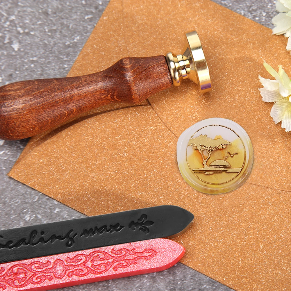 

Винтажный восковой штамп, деревянная ручка для печати, женское восковое уплотнение, аксессуары для свадебного искусства
