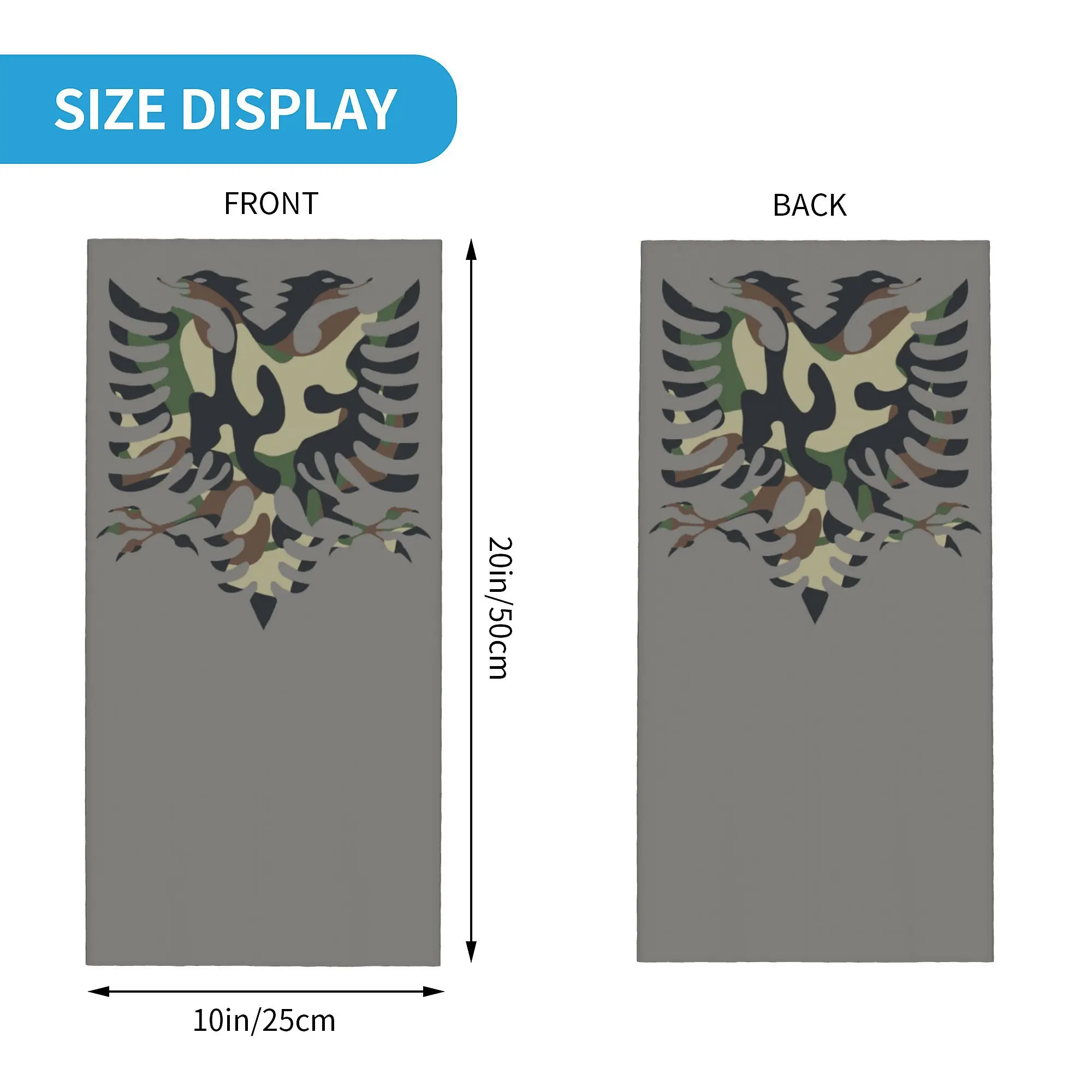 Камуфляжная зимняя повязка на голову из Албании заказ теплая для женщин и мужчин