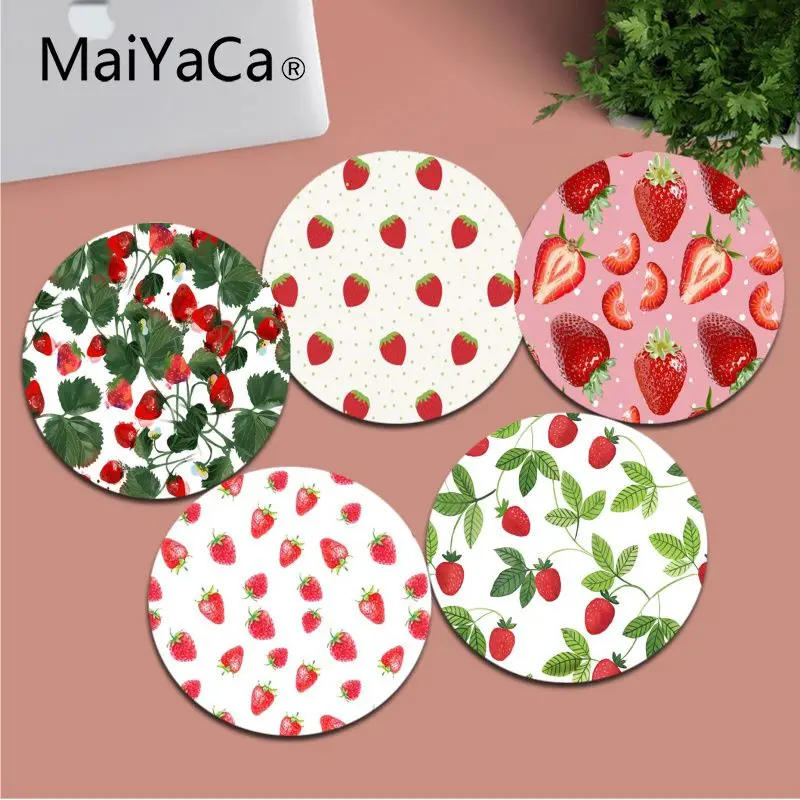 

MaiYaCa Boy Gift Pad Pink Cute Strawberry Mousepads gamer gaming Mouse pads gaming Mousepad Rug For PC Laptop Notebook