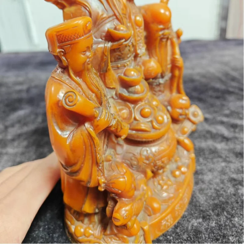 Оптовые украшения из смолы три звезды удачи процветания и долголетия статуя арка