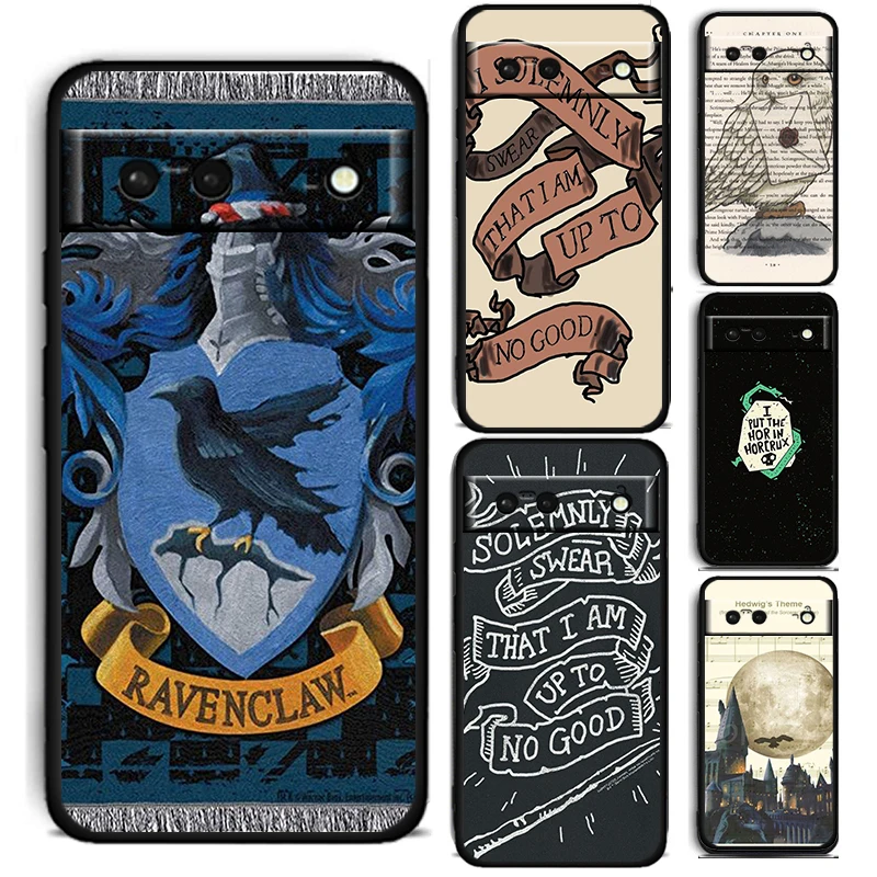 

H-harrys Awesome For Google Pixel 7 6 6A 5 4 5A 4A XL Pro 5G Silicone Shockproof Soft TPU Black Phone Case Cover
