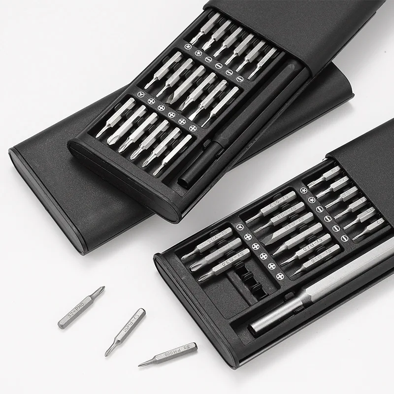 24 In 1 Screwdriver Kit Magnetic Bits  Hex Precision DIY Dismountable Mini Tool Case For Smart Home PC Phone Repair