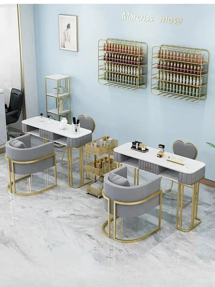 Профессиональный японский мраморный настольный стол для ногтей эстетический