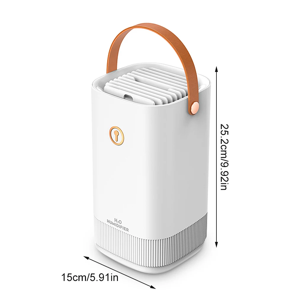 

Portable Humidifier USB Battery LED Air Diffuser Home Bedroom Essential Oil Sprayer Large Capacity Low-Noise Freshener