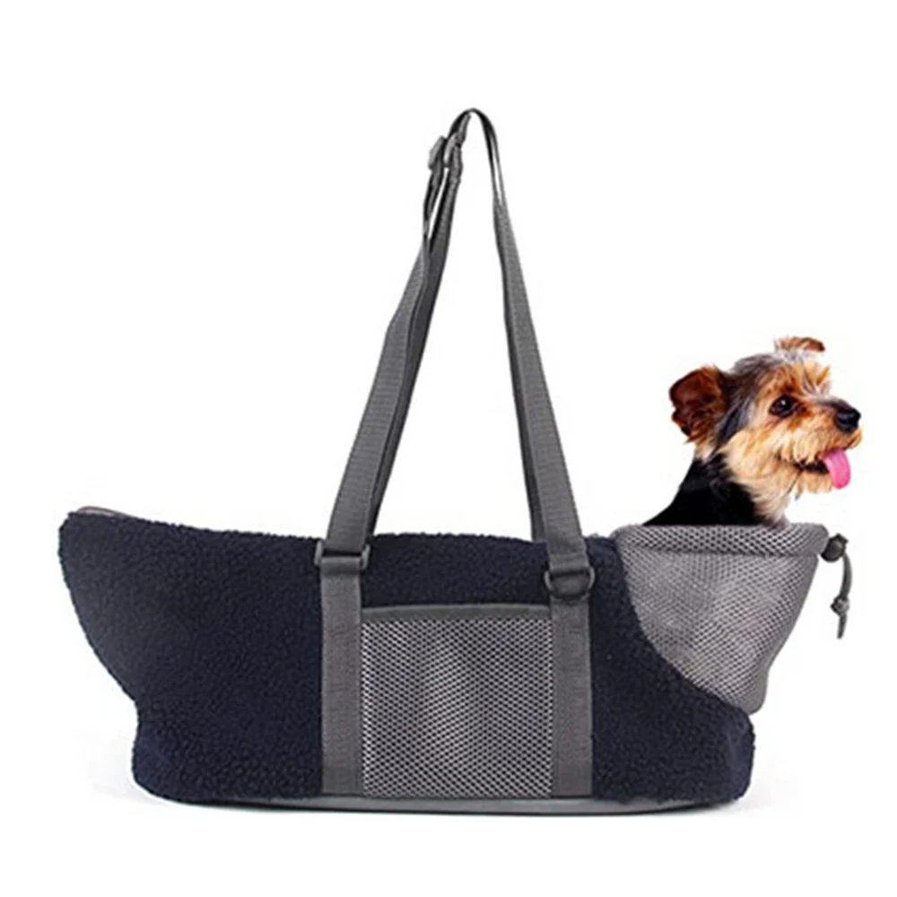 

Outdoor Travel Puppy Dog Shoulder Bag for Small Dogs Winter Warm Cashmere Pet Sling Carrier Chihuahua Cat mascotas Accessories