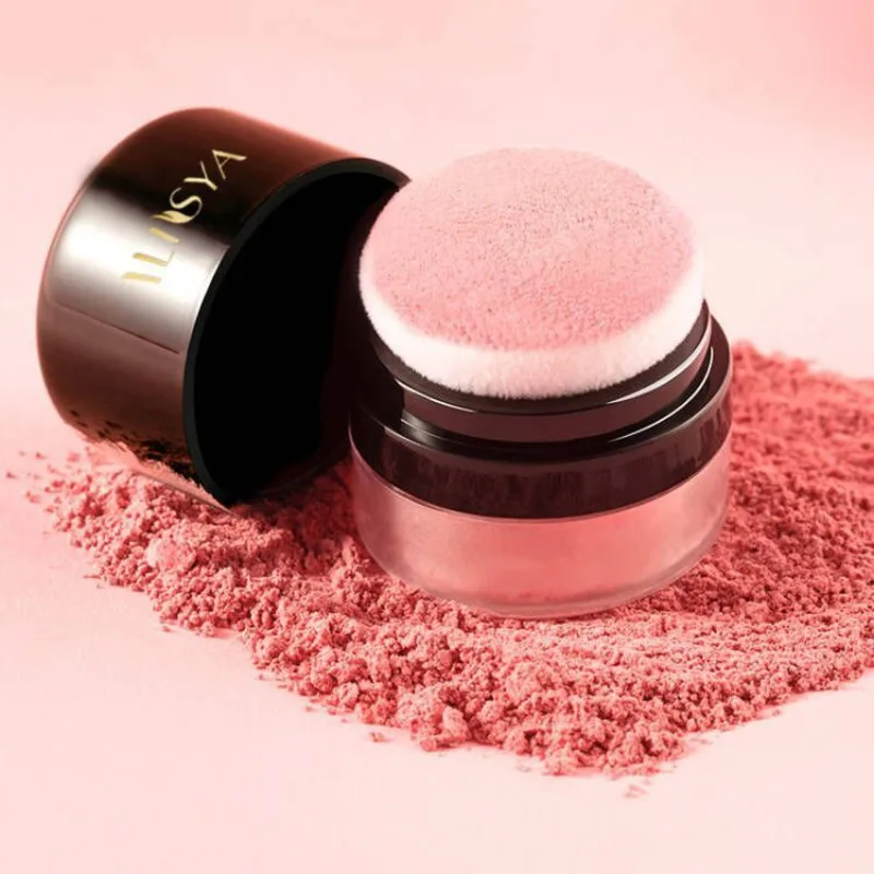 Фото ILISYA Lazy Cushion Blush Palette Бестселлер, глянцевая контурная универсальная палитра, новые солнцезащитные румяна для женщин №1