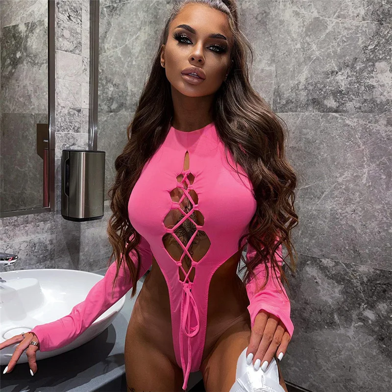 Новинка 2022 костюм Tiktok Осенний женский модный тонкий облегающий комбинезон -