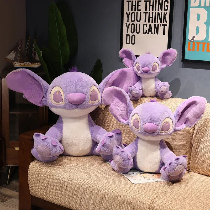 

30/45/60cm Kawaii Little Monster Macaron Purple Stitch Plush Toy Cartoon Cute Pillow Stuffed Doll Baby Girlfriend Toys Xmas Gift