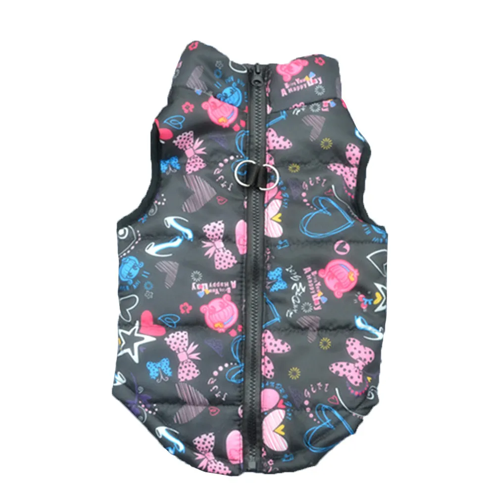 

Hot Pet Cloth Cute Cloth Winter Cartoon Pet Dog Vest Cloth Dog New Fashion Pet clothes
