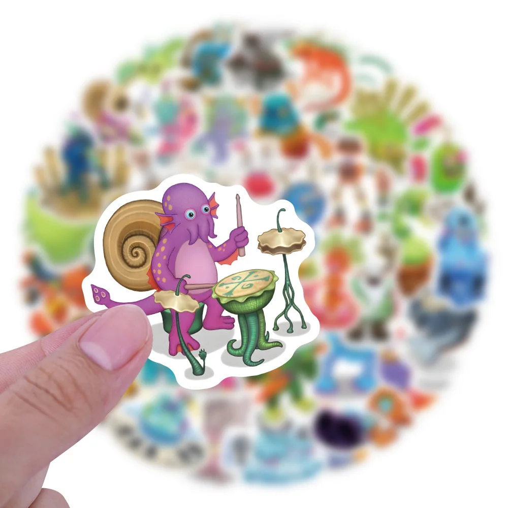 10/30/60 шт. забавные наклейки для музыкальных игр