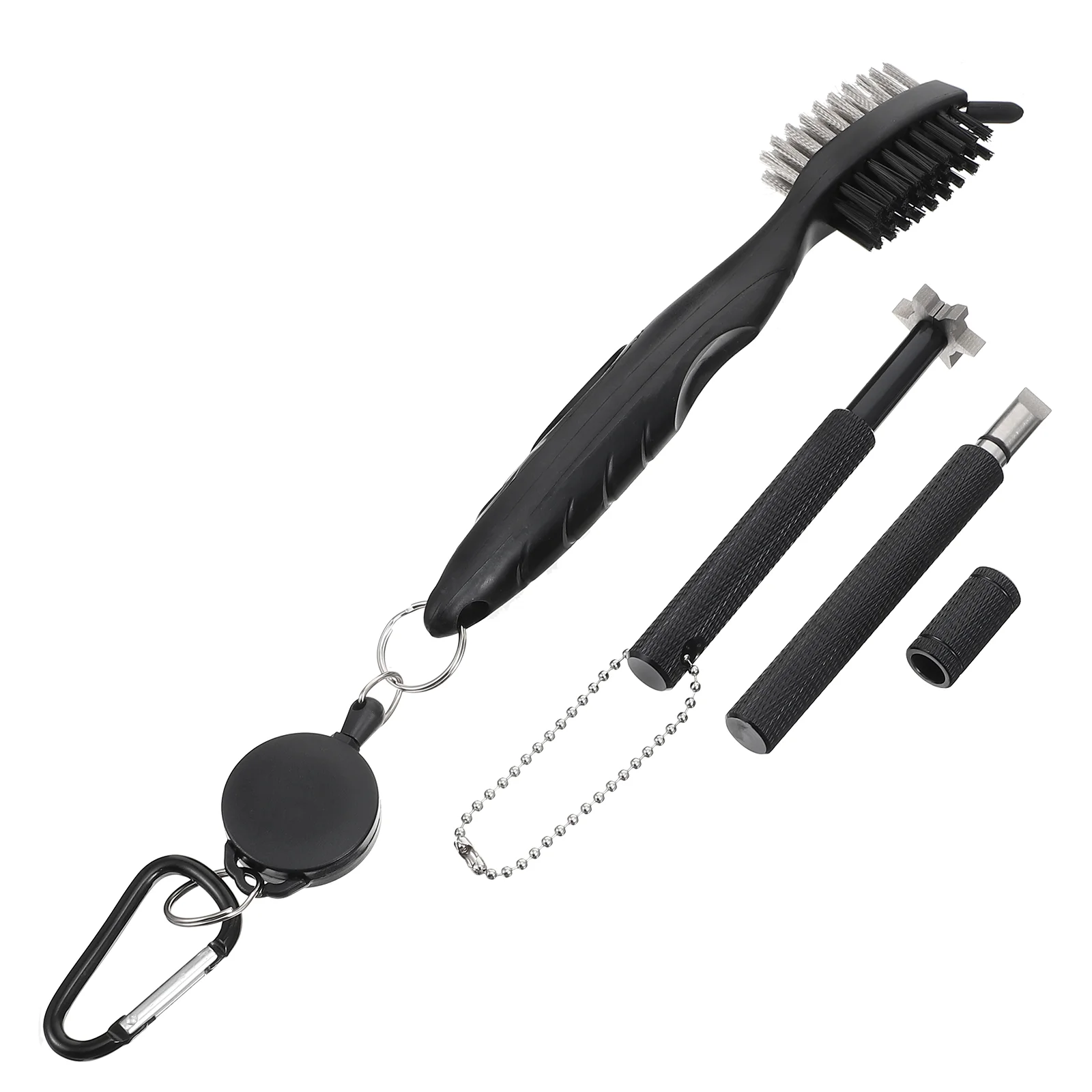 

1 Set of Cleaning Brush Golfing Cleaner Brush Club Cleaning Tools (Black)