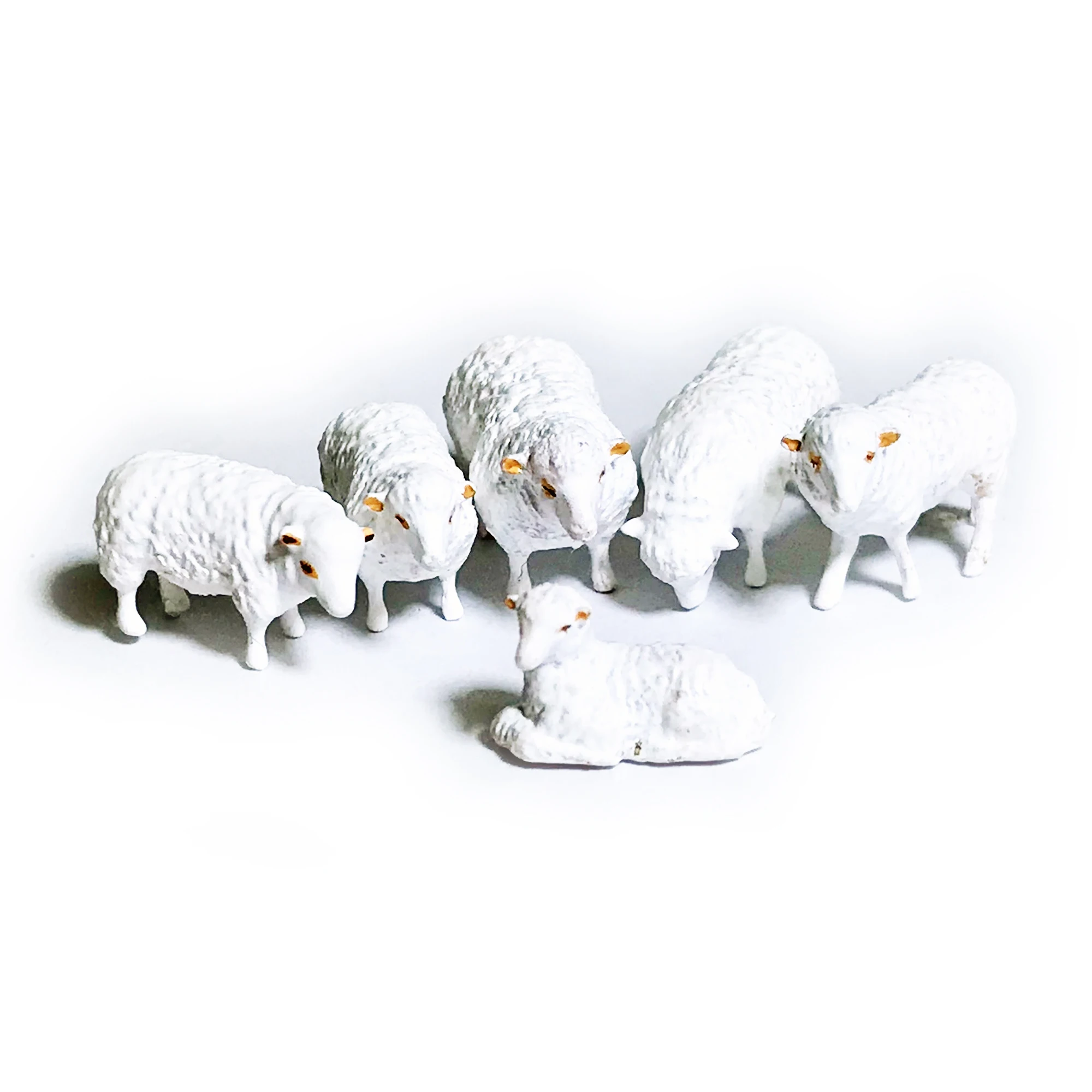 Модель Куклы Rm1:64 1/87 пастушья травяная овца на лугу миниатюрная сцена игрушка