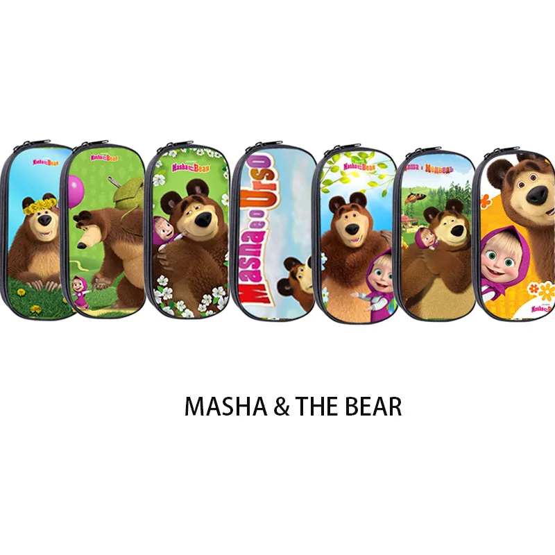Новинка школьный портфель с мультяшным персонажем Маша и медведя для детей