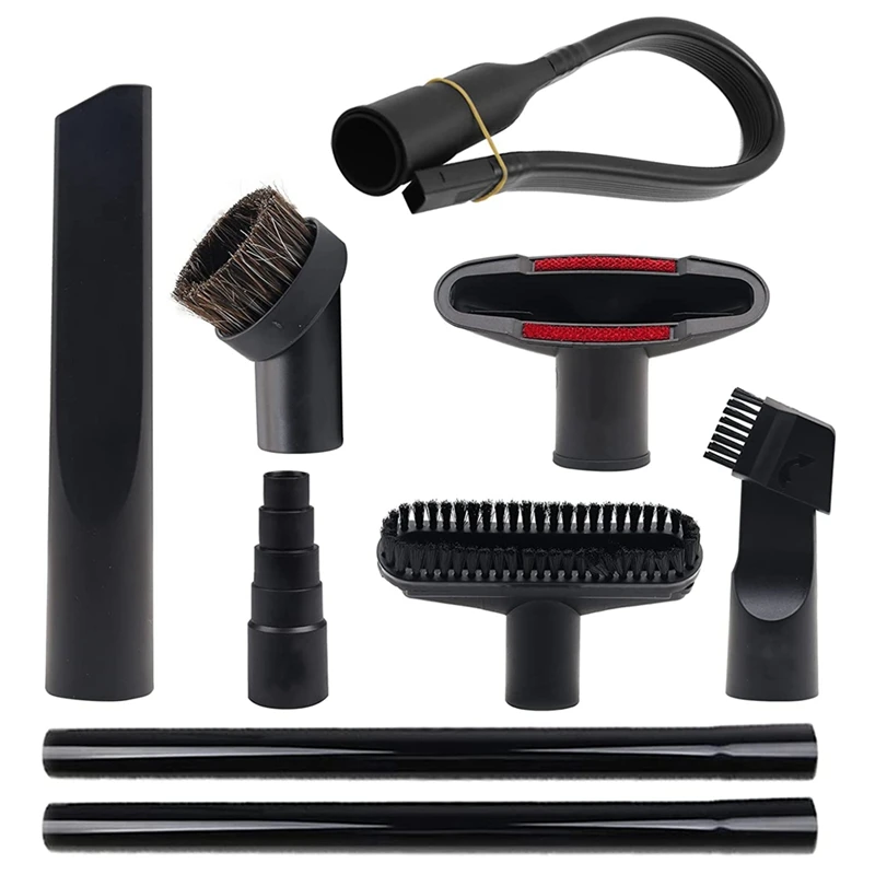 

Vacuum Accessories Kit & Brushes For Shop Vac Household Cleaning Brush Nozzle Crevice Tool With Adapter