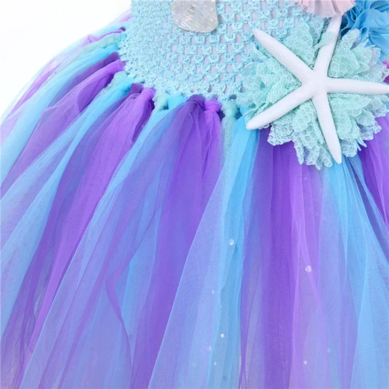 Детское светящееся платье со светодиодной подсветкой на день рождения