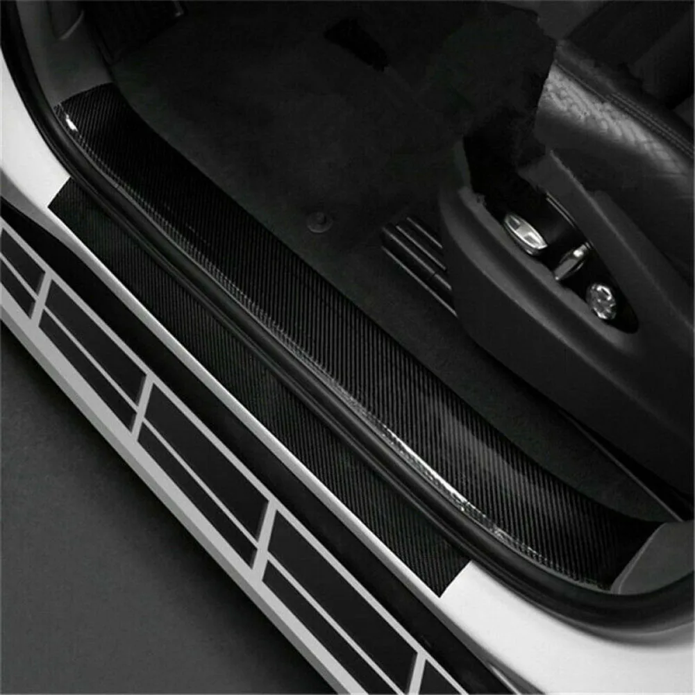 

Protection Film Sticker Truck Car SUV Anti Scratch Black Carbon Fiber PVC
