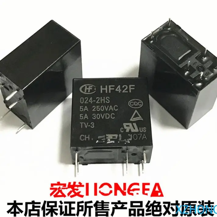 Реле HF42F 024-2HS HF42F-024-2HS 024-2HS JZC-42F- 24VDC DC24VC 24V DIP6