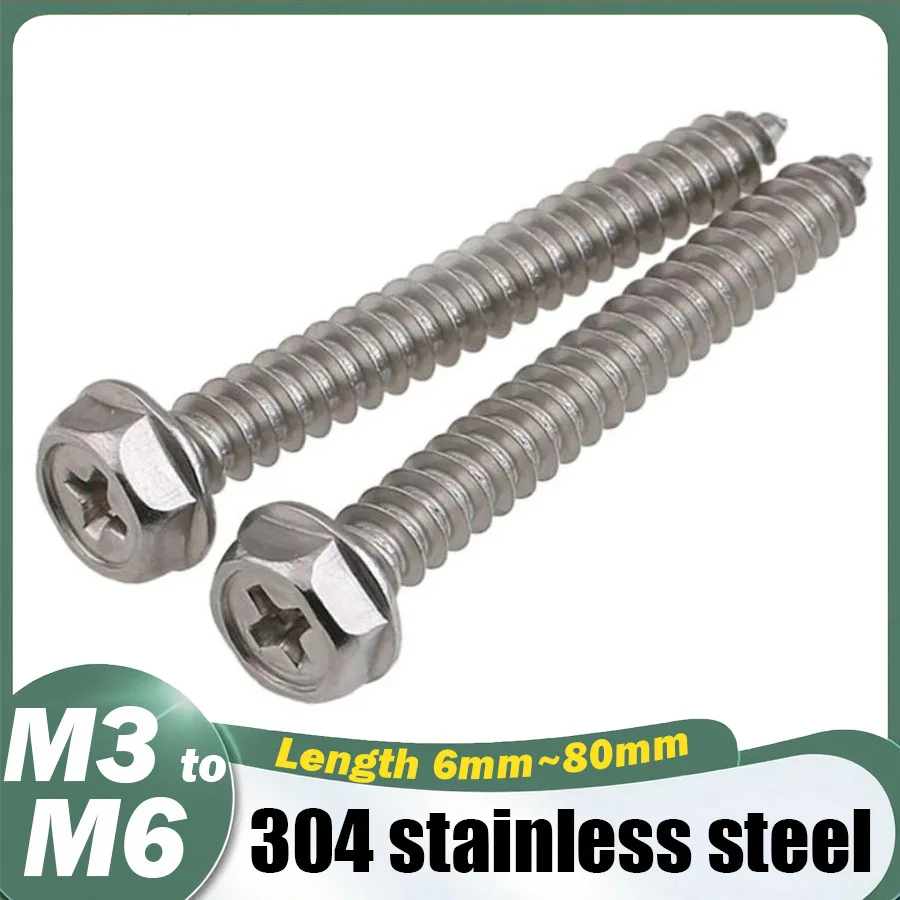 

Саморезы из нержавеющей стали Phillips M3 M4 M5 M6