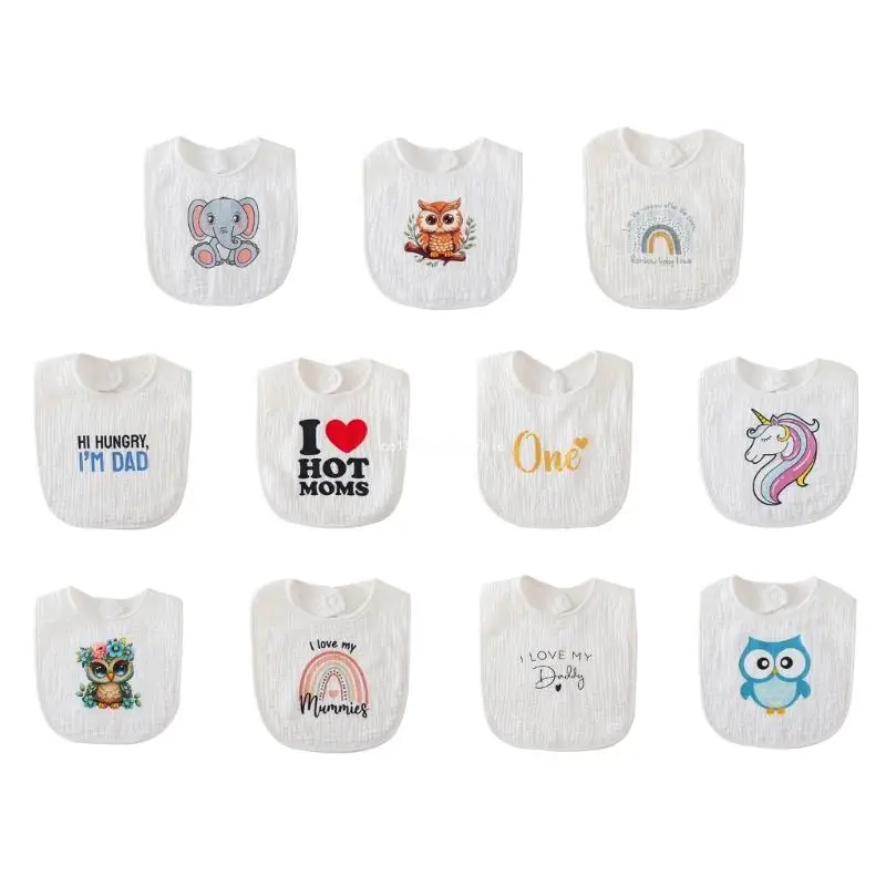 

Baby Bibs Baby Drool Bibs Cotton for Unisex Boys Girls for Teething & Drooling