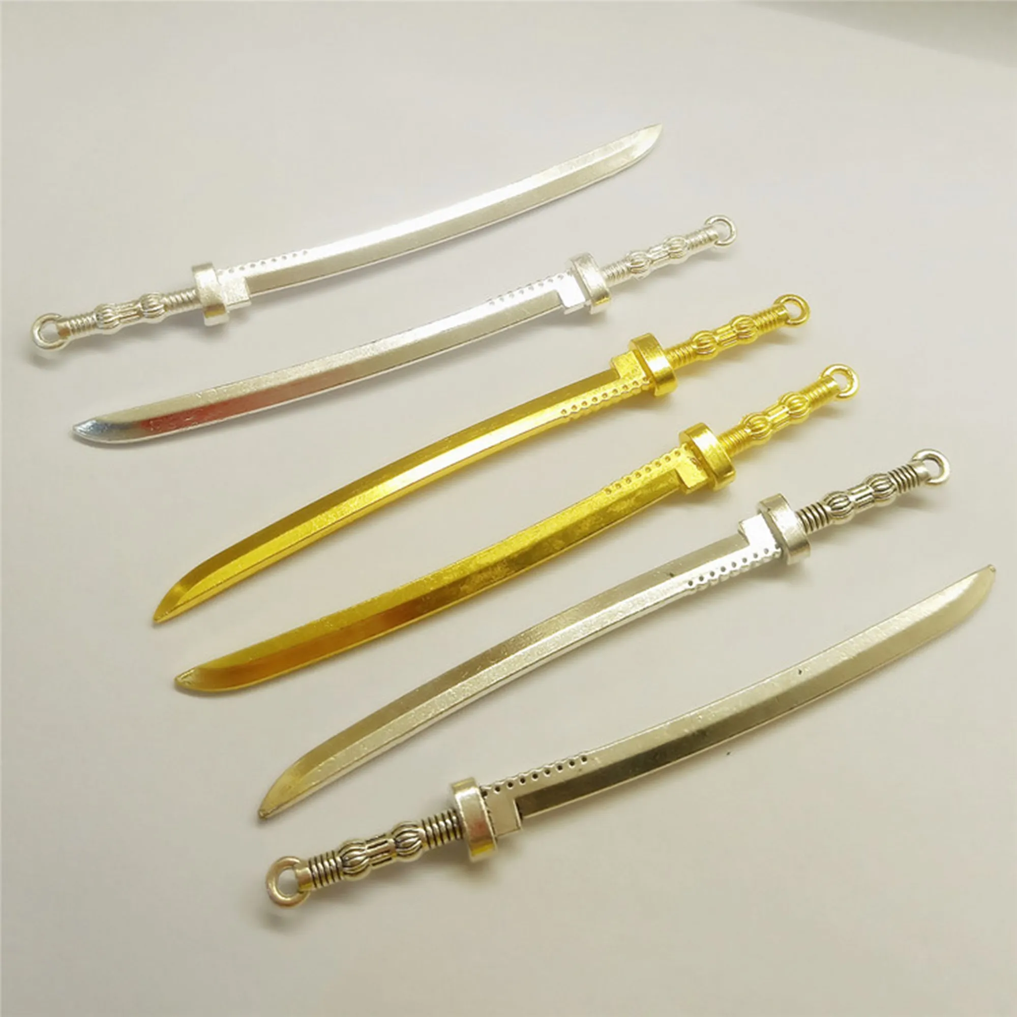 

Подвеска Katana 10 шт./лот, сплав, УФ-клей, материал «сделай сам», ювелирные аксессуары