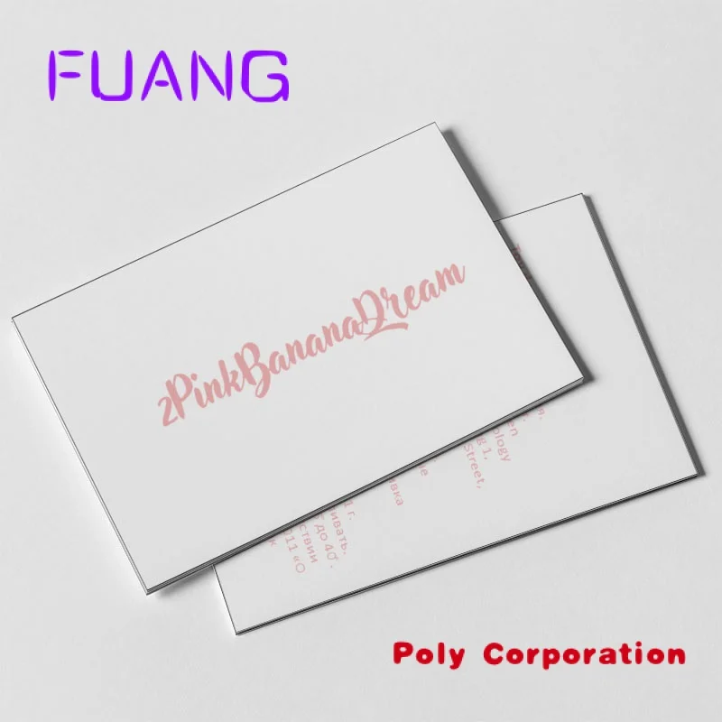 

Wholesale custom logo postcard bulk thank you luxury card printed business card