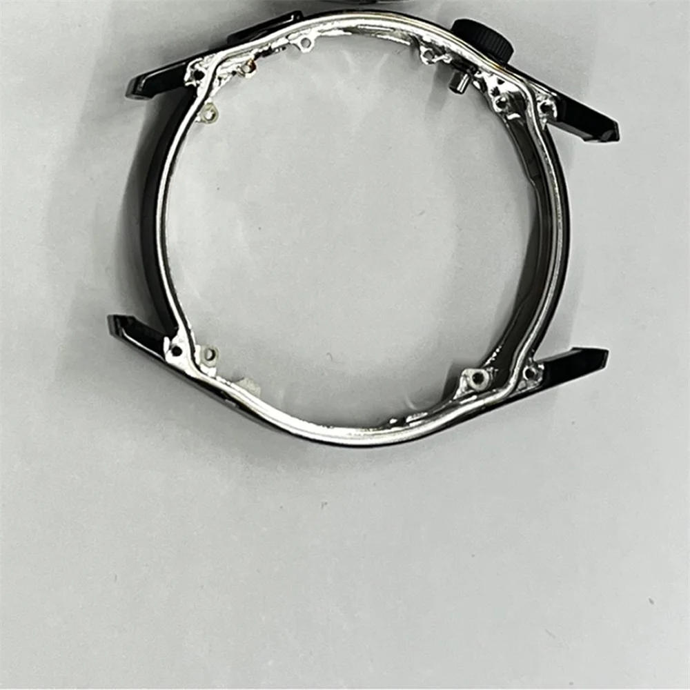 Чехол для часов 46 мм серебристый/черный аксессуары Huawei GT3 со средней рамкой