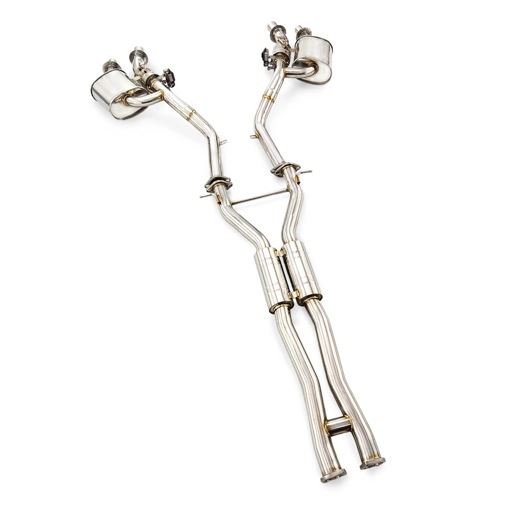 Используется для Kia Stinger GT 3.3tt 2018-2023 с клапаном управляемым кошачьим выхлопом