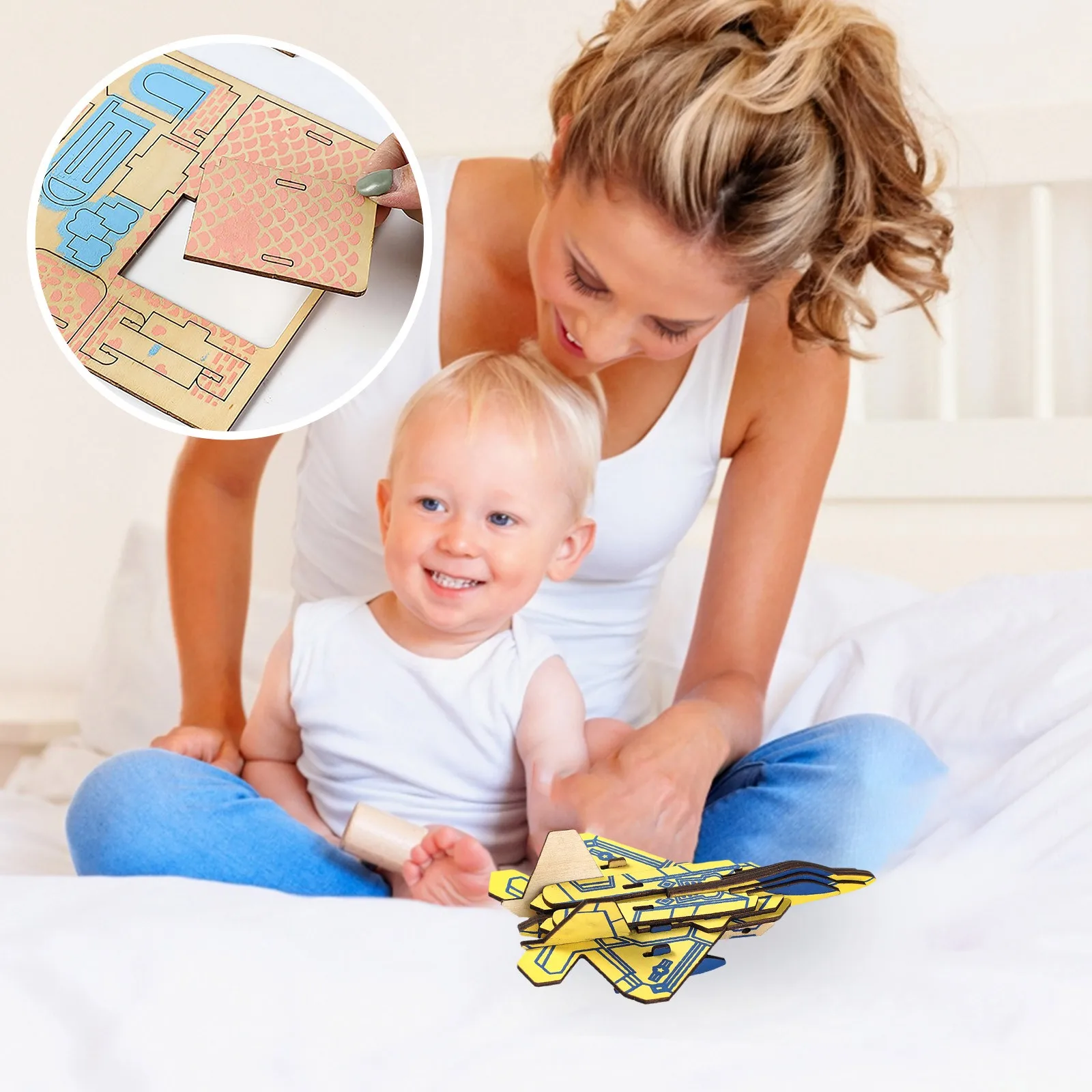 

Игрушка Utter, 3D Деревянный пазл, детские развивающие игрушки, игрушки для студентов «сделай сам», Модель для сборки, игрушки * 1 шт., отдых на выходные