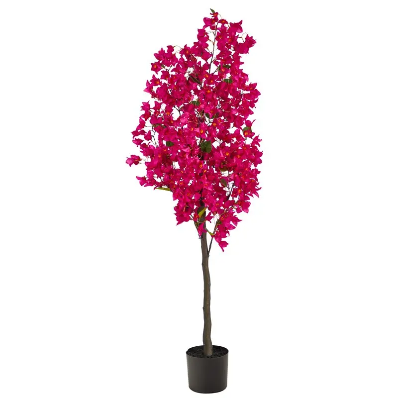 

5` Bougainvillea Artificial Tree in Plastic Pot