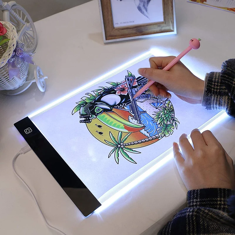 

Elice A4 LED Light Pad for Diamond Painting, USB Powered Light Board Digital Graphics Tablet for Drawing Pad Art Painting board