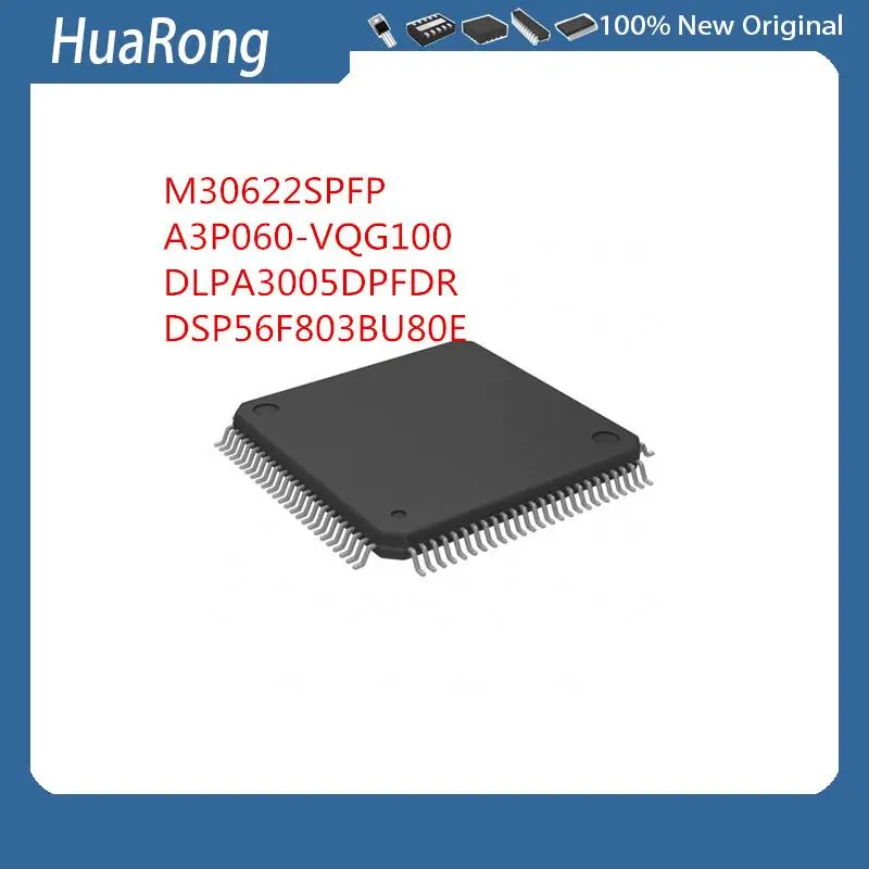 2 шт./лот M30622SPFP A3P060-VQG100 DLPA3005DPFDR DSP56F803BU80E QFP100