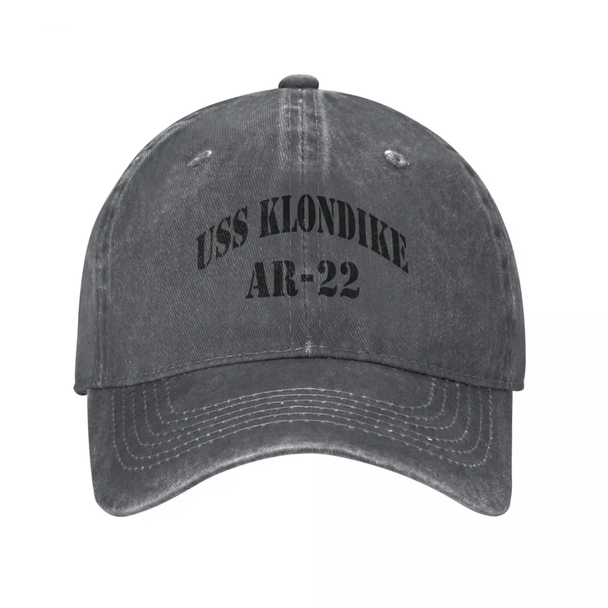 USS KLONDIKE (AR-22) КОРАБЛЬНЫЙ МАГАЗИН Бейсбольная кепка с помпоном Шапки для гольфа