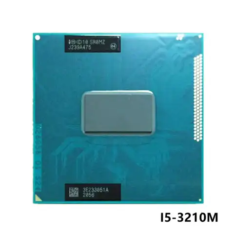 Intel Core i5-3210M i5 3210M SR0MZ 2,5 ГГц двухъядерный четырехпоточный ЦПУ процессор 3M 35 Вт Разъем G2 / rPGA988B