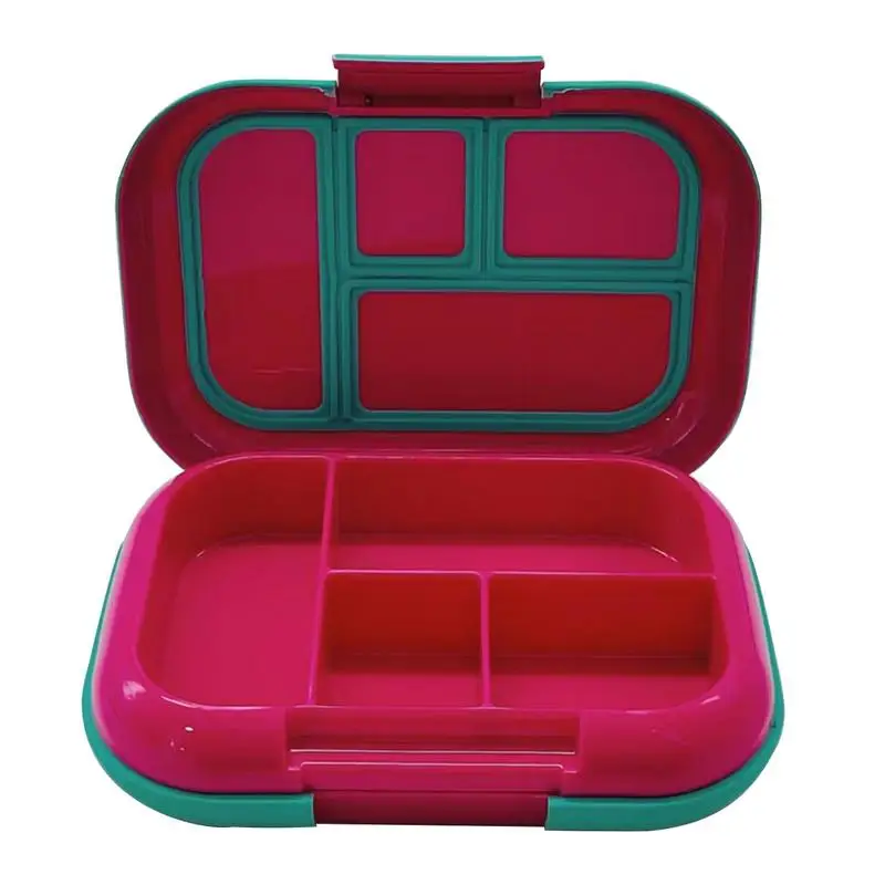 

Bento Box For Teens Kids Lunch Containers Versatile Leakproof 4-Compartment Bento-Style Lunch Box Portion-Controlled Meals For
