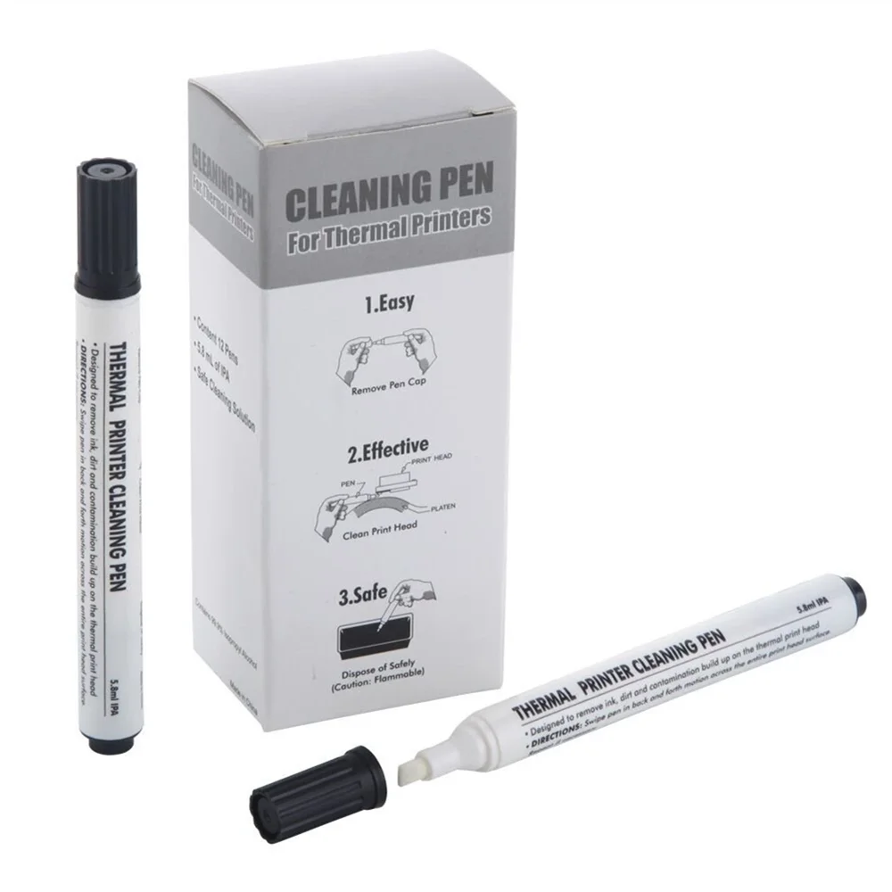 12-компонентные наборы ручек для чистки головки термопринтера 105950 -035 очистки