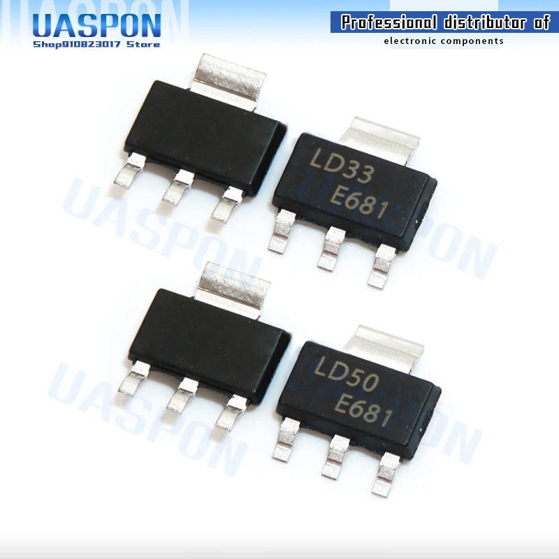 10 шт. LD1117S33CTR SOT-223 LD1117S33 LD33 LD1117S33TR LD1117S50CTR LD50 LD1117S25CTR LD1117S18CTR LD1117S12CTR LD25 LD18 LD12