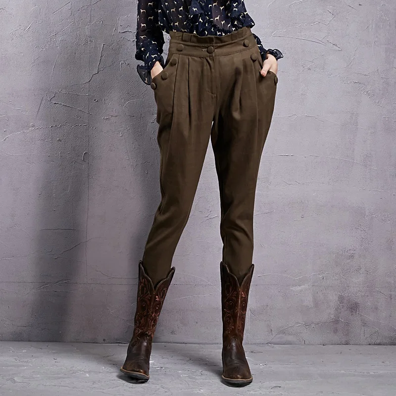 

2022 Autumn Trousers Causal Harem Pants