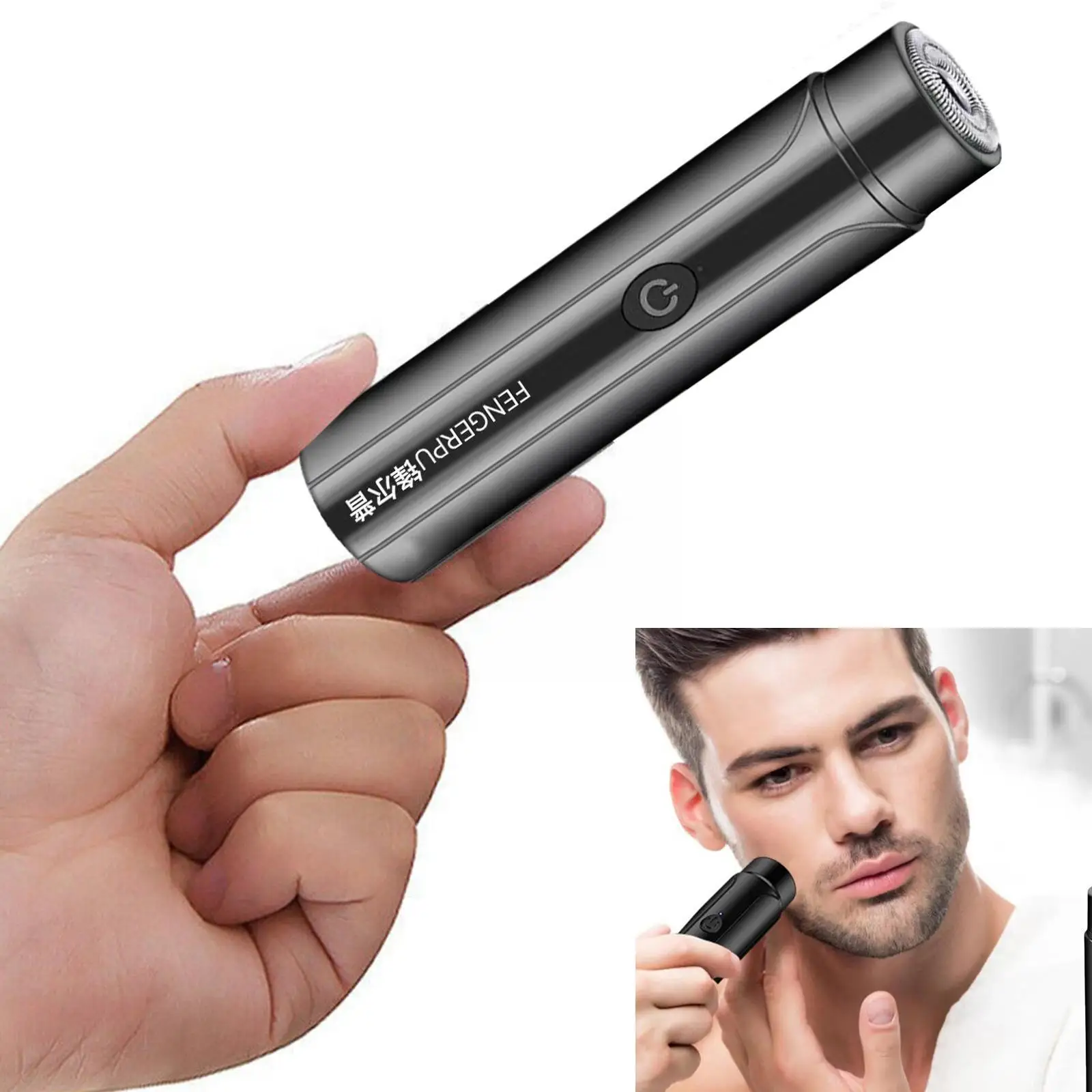 

Electric Razor Beard Shavers Rechargeable Grooming Rotary Shaver For Men Portable Travel Electric Shaver Washable Electric Y9Y0