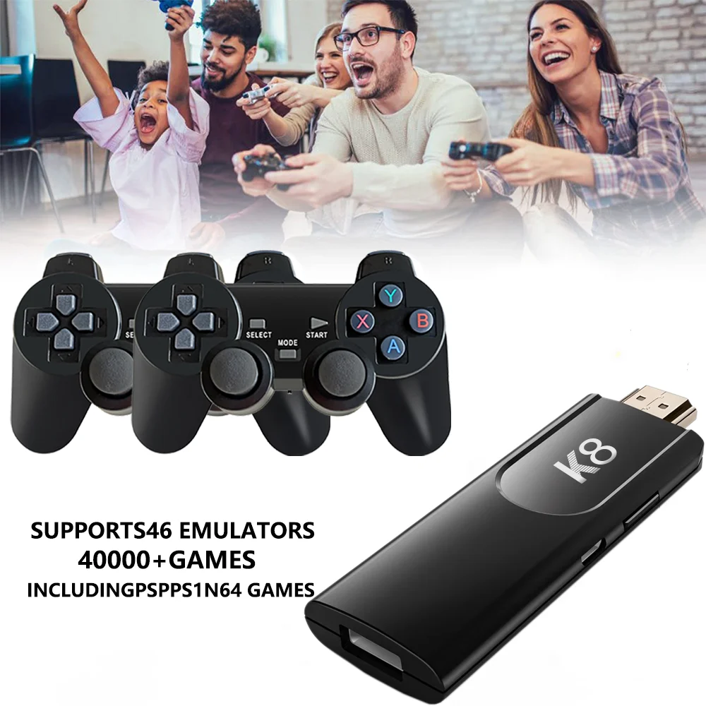 Игровой плеер K8 64 ГБ 40000+ 4K Game Player 3D HD