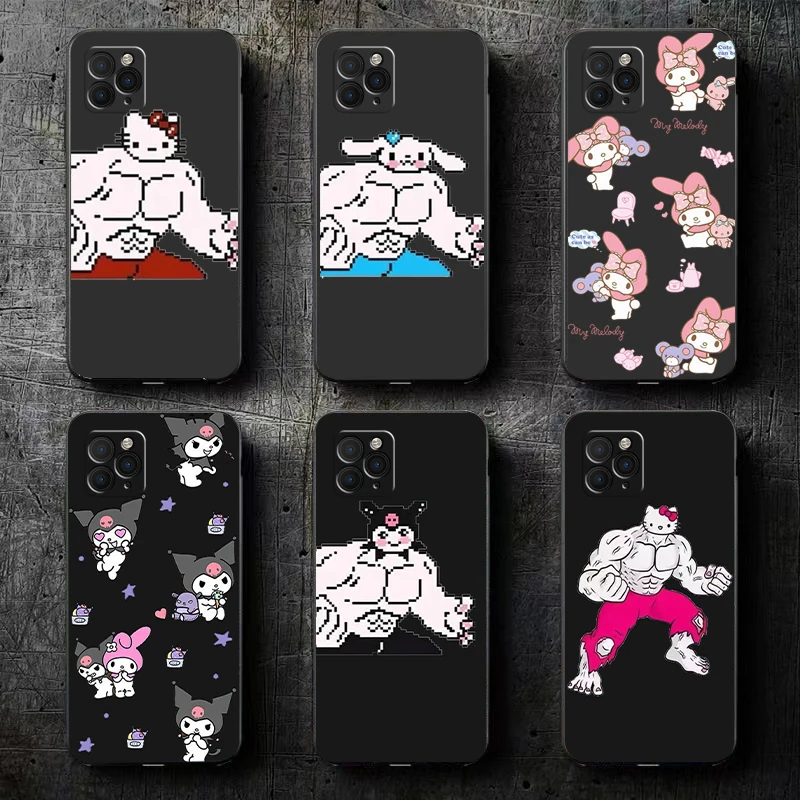 

Cartoon Hello Kitty TAKARA TOMY Phone Case For Funda iPhone 11 13 12 Pro Max Mini X XR XS Max SE 2020 6 6s 7 8 Plus Coque