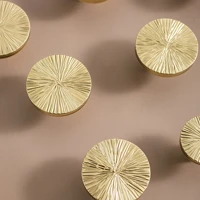 solid brass furniture handles hardware gold round door knobs for cabinets and drawers modern kitchen accessories handmade handle