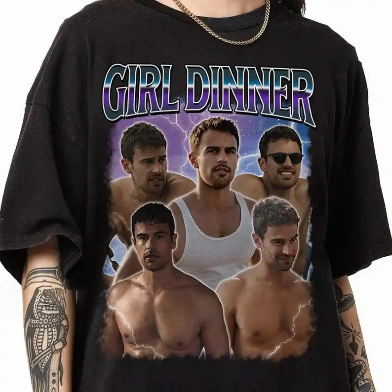Футболка Vinateg Theo James Girl Dinner, рубашка Retro Theo James, футболка с курортным рисунком, рубашка Movie Bootleg (art.: 3920cdfefdf99) - 3920cdfefdf99