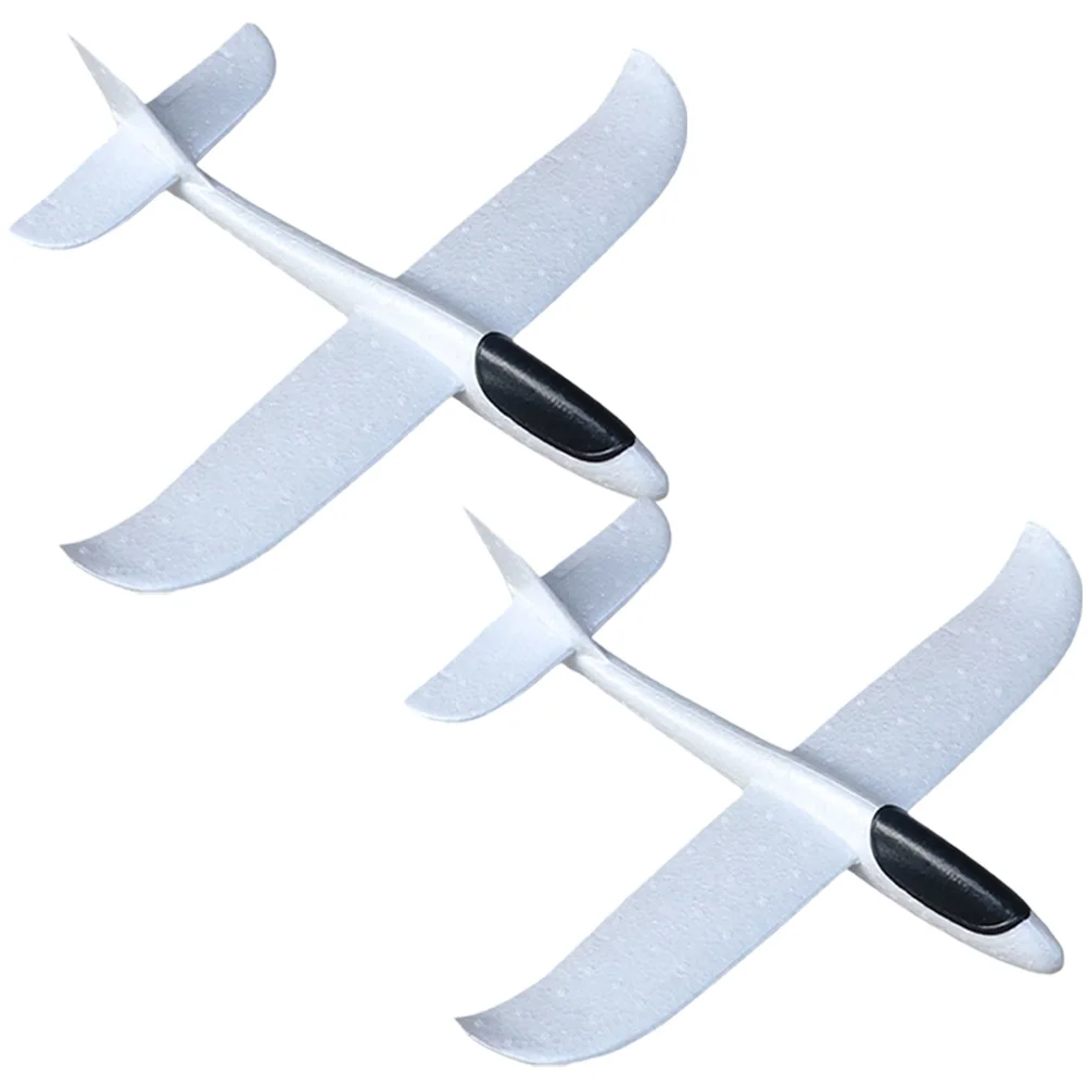 

2 Pcs Foam Airplane Models Outdoor Toys Kids Unfinished Glider Airplanes Painting Supplies DIY Crafts