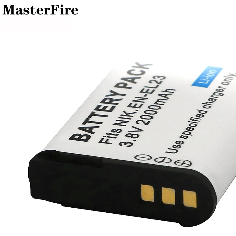 Фото Аккумуляторная литий-ионная батарея 3.8V 2000mAh EN-EL23 ENEL23 для камер Nikon Coolpix P600 P610S S810c P900S P900 B700 №4