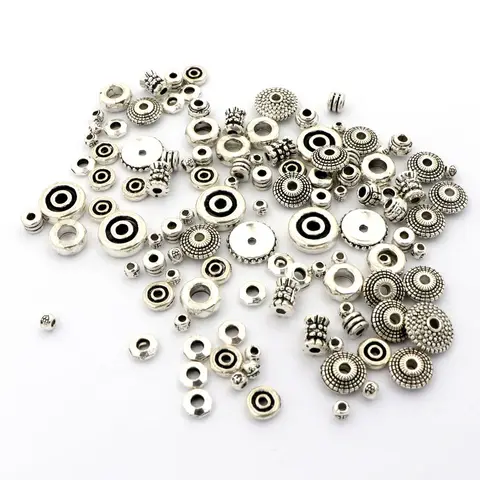 Заключения для бижутерии TRYTRYSEE, 100 шт, металлические, золотистые, серебристые