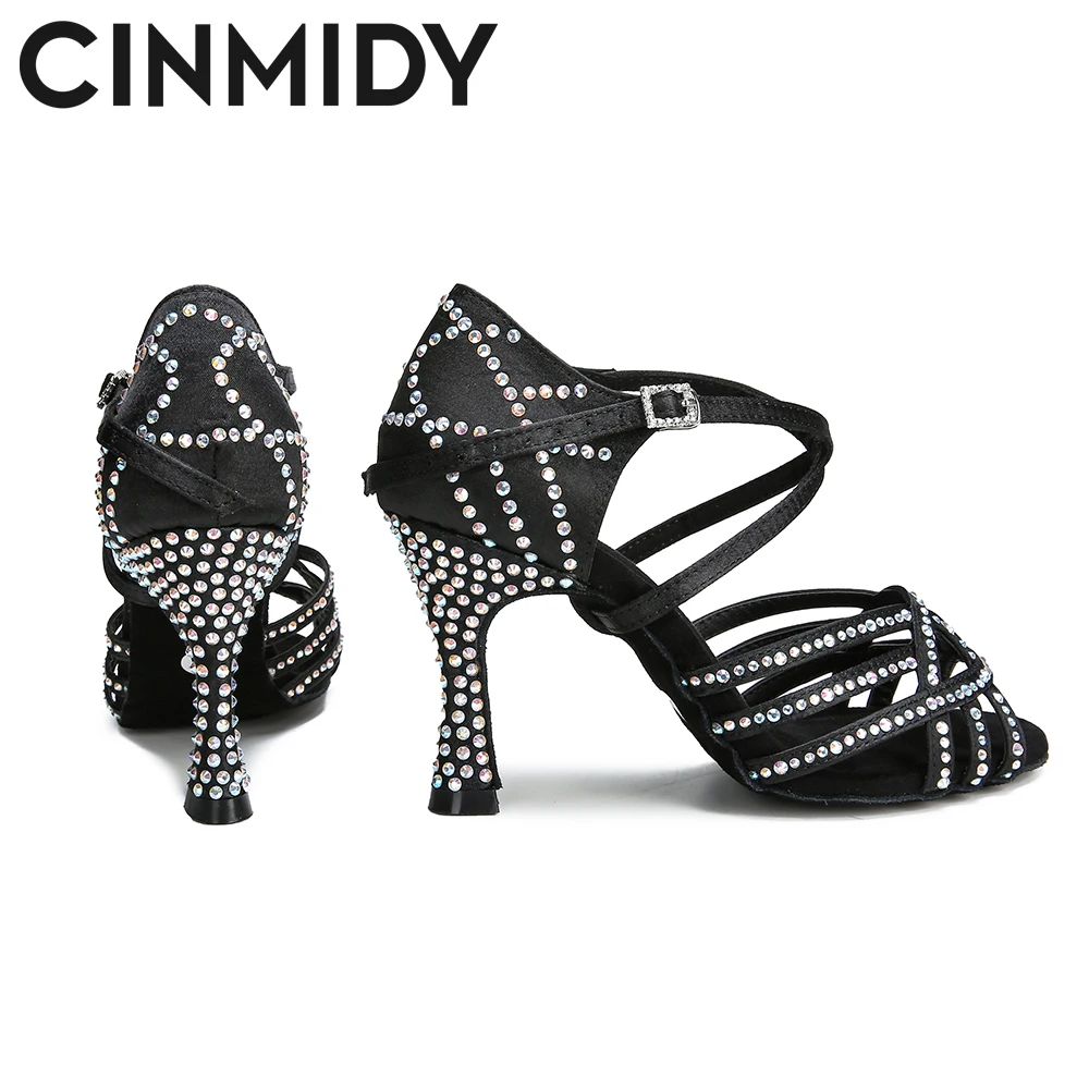 Женские туфли для латиноамериканских танцев CINMIDY женские на каблуках бальных 5